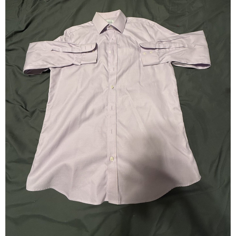 Charles Tyrwhitt Non Iron Slim Fit Shirt. Size 16